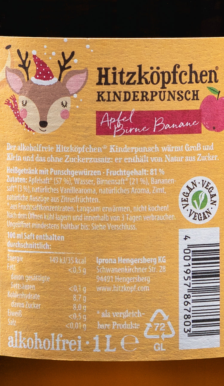 Hitzköpfchen® Apfel Birne Banane